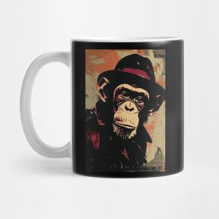 Banksy Graffiti monkey Mug